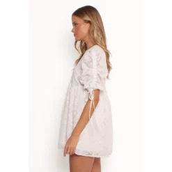 Petal And Pup Giselle Mini Dress - White Floral