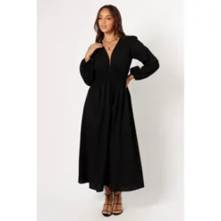Petal And Pup Cece Long Sleeve Maxi Dress - Black XS -Elegant Women Wear Store GUEST 03d938fb c454 4f14 95f1 847d1c24f372