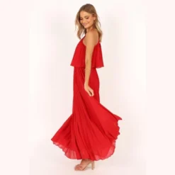 Petal And Pup Womens Gia Pleated Halterneck Maxi Dress -Elegant Women Wear Store GUEST 23c1a0a6 5240 4158 8b81 b06479472a95