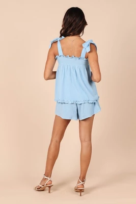 Petal And Pup Womens Karlee Tie Shoulder Smock Top 1 Petal And Pup Womens Karlee Tie Shoulder Smock Top