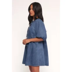 Petal And Pup Romana Tie Front Mini Dress