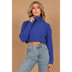 Petal And Pup Womens Kellan Turtleneck Cable Crop Knit Sweater 16 Petal And Pup Womens Kellan Turtleneck Cable Crop Knit Sweater -Elegant Women Wear Store GUEST 3cb5a7a7 31b7 474a ae72 5b0848f953a6