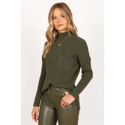 Petal And Pup Alyssa Crewneck Oversized Pocket Knit Sweater 1 Petal And Pup Alyssa Crewneck Oversized Pocket Knit Sweater