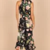 Petal And Pup Womens Anabelle Halter Neck Maxi Dress