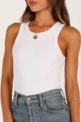 Petal And Pup Womens Ari Ribbed Tank Top 2 Petal And Pup Womens Ari Ribbed Tank Top - Image 2