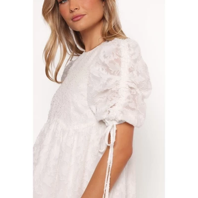 Petal And Pup Giselle Mini Dress - White Floral 3 Petal And Pup Giselle Mini Dress - White Floral - Image 3