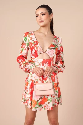 Petal And Pup Womens Tanaya Puff Sleeve Skater Skirt Mini Dress 6 Petal And Pup Womens Tanaya Puff Sleeve Skater Skirt Mini Dress - Image 6