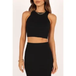 Petal And Pup Womens Maia Rib Knit Two Piece Set