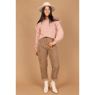 Petal And Pup Womens Bethany Drop Sleeve Ruffle Knit Sweater 5 Petal And Pup Womens Bethany Drop Sleeve Ruffle Knit Sweater - Image 5