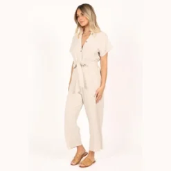 Petal And Pup Womens Archie Jumpsuit - Oat L -Elegant Women Wear Store GUEST a290e657 c4c9 441e 93d7 9a86d6ec94af 2