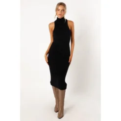 Petal And Pup Womens Sunni Turtleneck Midi Dress -Elegant Women Wear Store GUEST aba18128 46ae 4817 b007 7d97c179585b