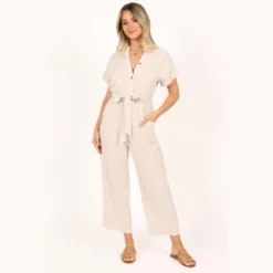 Petal And Pup Womens Archie Jumpsuit - Oat L -Elegant Women Wear Store GUEST ada542d3 fc00 4998 b9f3 5a680c084f73 2