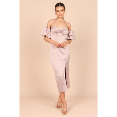 Petal And Pup Womens Dahlia Off Shoulder Puff Sleeve Midi Dress 8 Petal And Pup Womens Dahlia Off Shoulder Puff Sleeve Midi Dress - Image 8