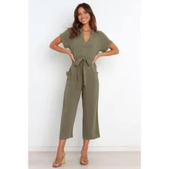 Petal And Pup Womens Archie Jumpsuit - Olive 6 -Elegant Women Wear Store GUEST c017c9e3 b7ea 44c5 9451 57ab0e1c4e6e