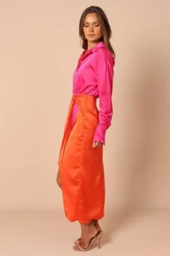 Petal And Pup Womens Austin Colourblock Wrap Dress -Elegant Women Wear Store GUEST c7b196e1 8ed7 4805 b185 89eb20659497