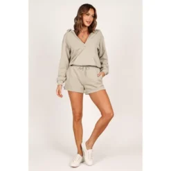 Petal And Pup Womens Jacqui Hooded Romper -Elegant Women Wear Store GUEST cb42b807 8d68 43cf 9738 9f0f93557faa
