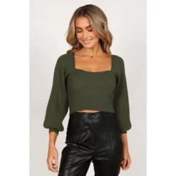 Petal And Pup Gia Sweatheart Neck Bell Sleeve Knit Sweater -Elegant Women Wear Store GUEST ce1acd1a 7ff5 4783 a4e3 04d7ec578a6f