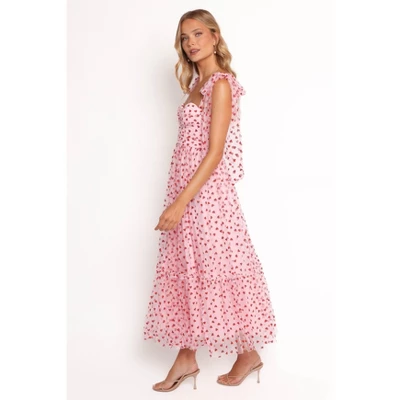 Petal And Pup Floret Midi Dress - Red Hearts XL 1 Petal And Pup Floret Midi Dress - Red Hearts XL