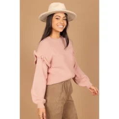 Petal And Pup Womens Bethany Drop Sleeve Ruffle Knit Sweater 8 Petal And Pup Womens Bethany Drop Sleeve Ruffle Knit Sweater -Elegant Women Wear Store GUEST e0f9de30 0ccc 4636 bf9d fccb47d50d66