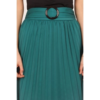 Petal And Pup Womens Anderson Pleat Midi Skirt 2 Petal And Pup Womens Anderson Pleat Midi Skirt - Image 2