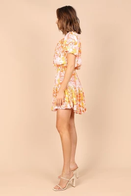 Petal And Pup Womens Feliz Shirred Waist Mini Dress 1 Petal And Pup Womens Feliz Shirred Waist Mini Dress